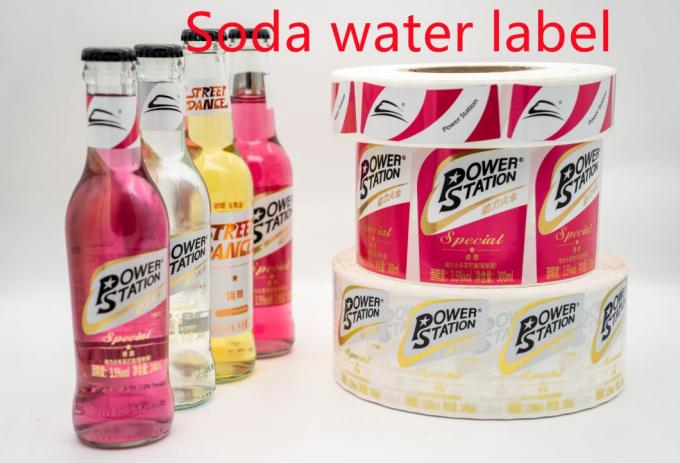 PVC Transparent Waterproof Drink Bottle Labels Water Bottle Label Sticker Custom 2