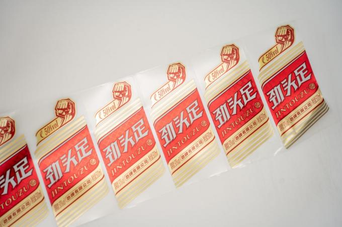 Durable Transparent Custom Logo Sticker Barcode Fragile Label Sticker 2