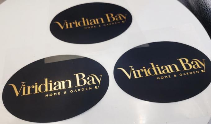 Custom Die Cut Vinyl Stickers Glossy Self Adhesive Label Roll 4