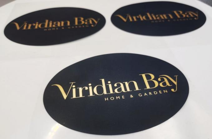 Custom Die Cut Vinyl Stickers Glossy Self Adhesive Label Roll 5