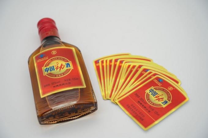 Custom Signs Curved Shrink Sleeve Labels Metal Wine Label Stickers Personalized 2