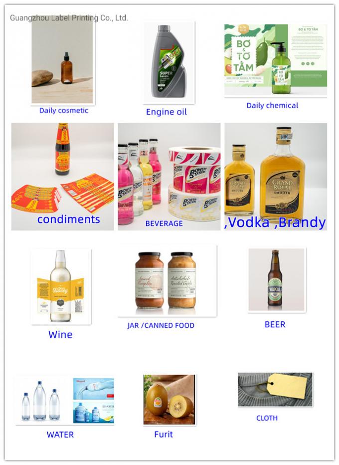 Self Adhesive Logo Wine Bottle Label Waterproof PVC Vinyl Die Cut Sticker Label 0