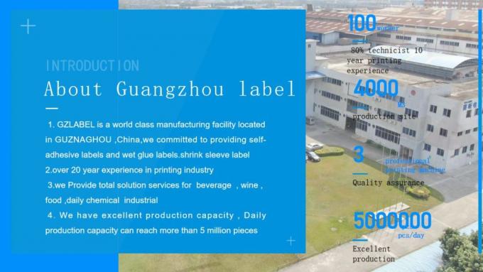 Professional label sticker manufacturer for   Bottle Labels Beverage Packaging Solution 5
