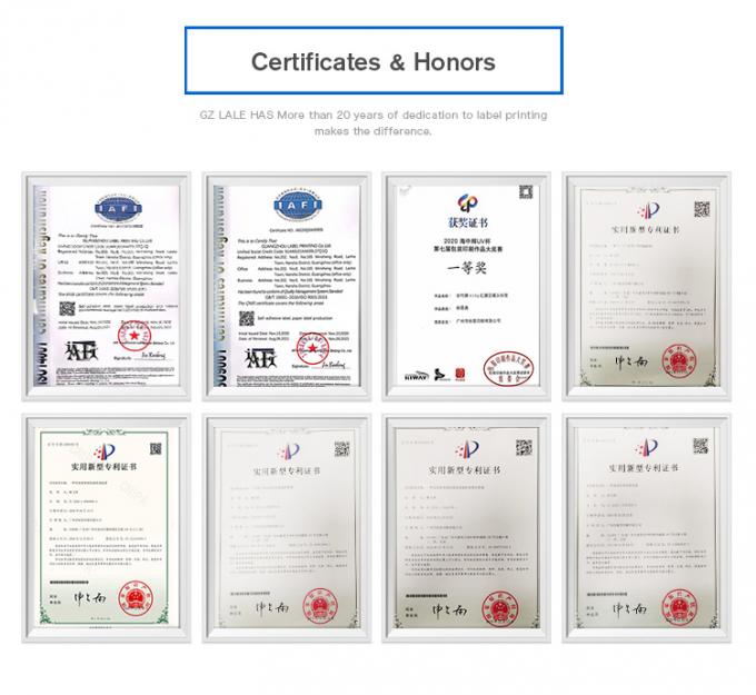 Professional label sticker manufacturer for   Bottle Labels Beverage Packaging Solution 8