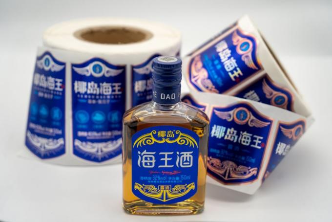 Removable Custom Waterproof Labels For Bottles Adhesive Clear Tamper Proof Stickers 5