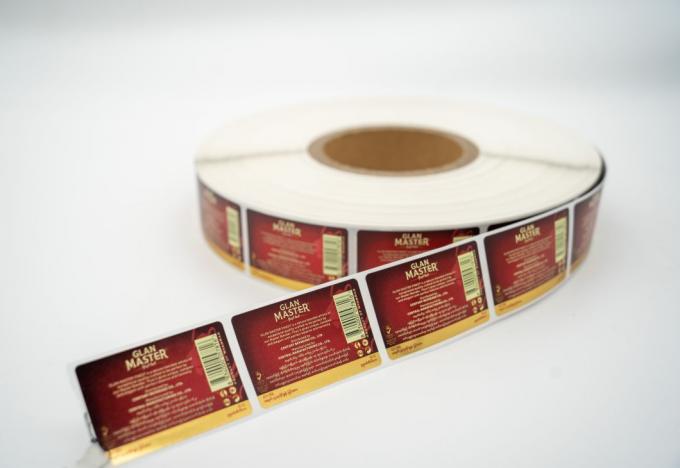 Tamper Proof Custom Pharmaceutical Labels Clear Personalised Vinyl Stickers Waterproof 3