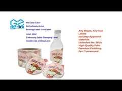 self adhesive label & Customized Label Sticker