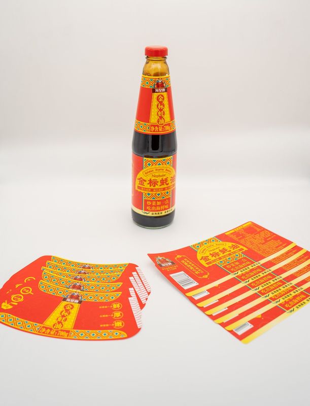 Customized Wet Glue Label for Beverage Label Flavoring Label Juice Label Label of Beverage