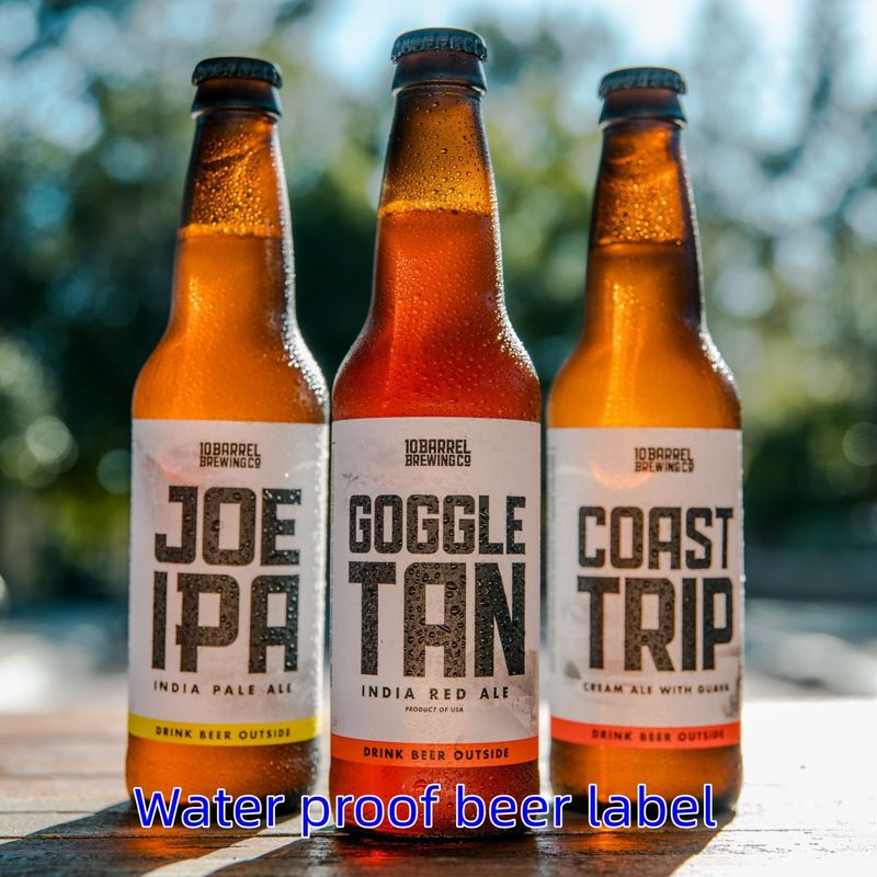 Beer Bottle Label Packing By Rolls or Sheets Lead Time Normal in 5-7 Days We Are an More Professional Than Trading Company