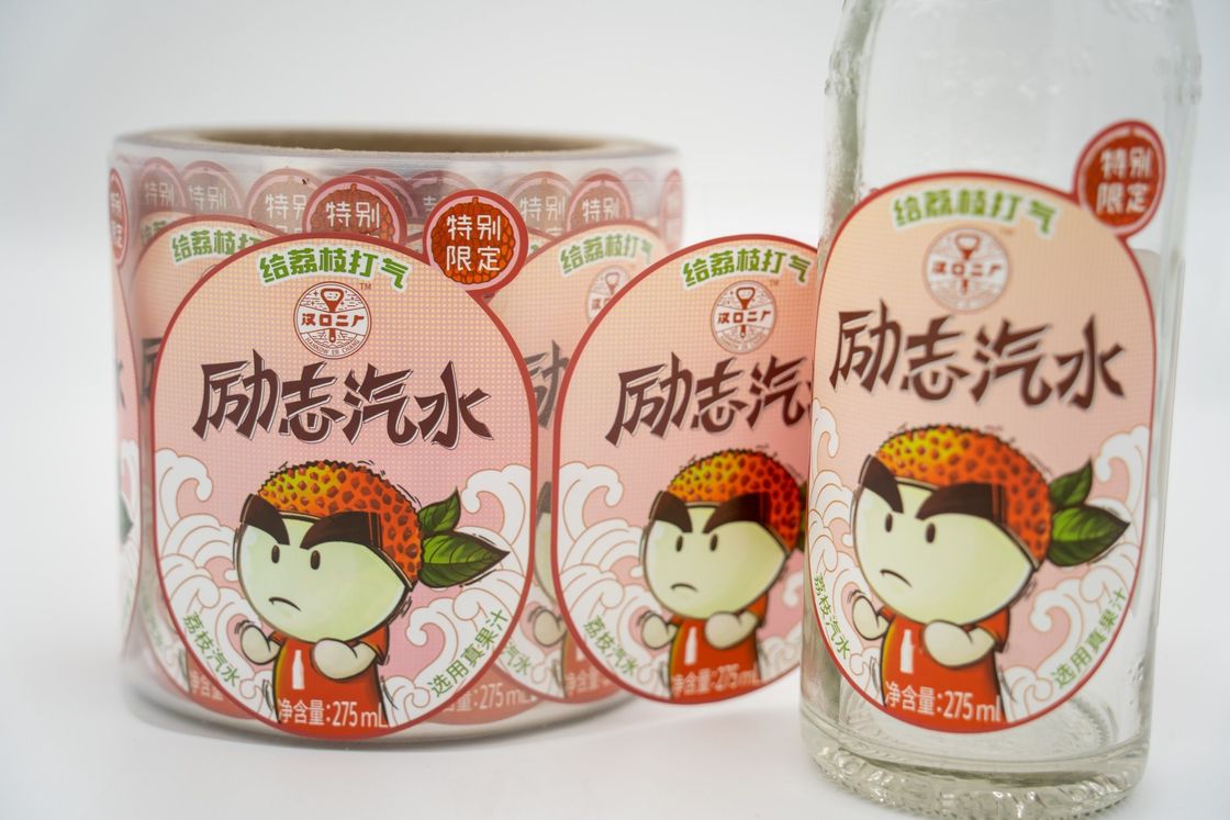 Full Color Printed self adhesive labels Rolls Custom Logo Stickers Waterproof