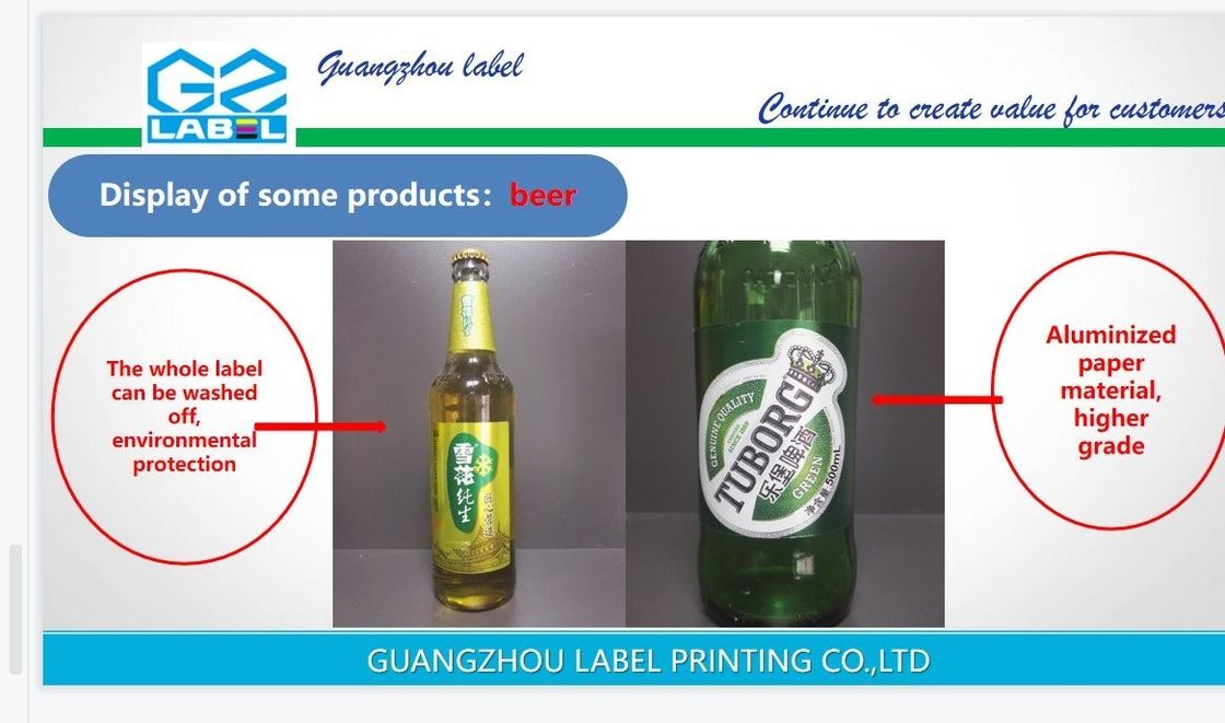 Customized Label Sticker for Waterproof Durable Tear-Proof Oil-Proof Heat-Resistant Static-Proof Glossy/Matte or Transparent/Nontransparent Features