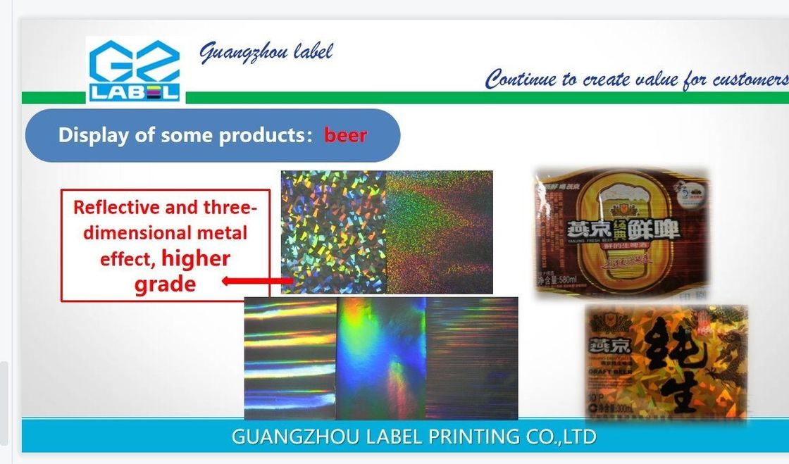 Customized Label Sticker for Waterproof Durable Tear-Proof Oil-Proof Heat-Resistant Static-Proof Glossy/Matte or Transparent/Nontransparent Features