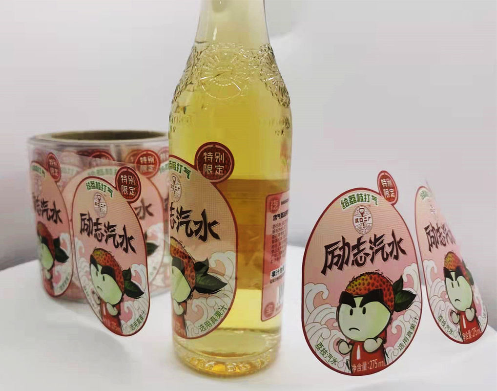 Custom Water Bottle Labels Personalised Label Transparent Label for Beverage Bottle Label Adhesive Label