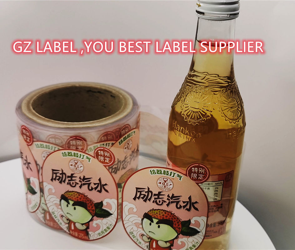 Custom Water Bottle Labels Personalised Label Transparent Label for Beverage Bottle Label Adhesive Label