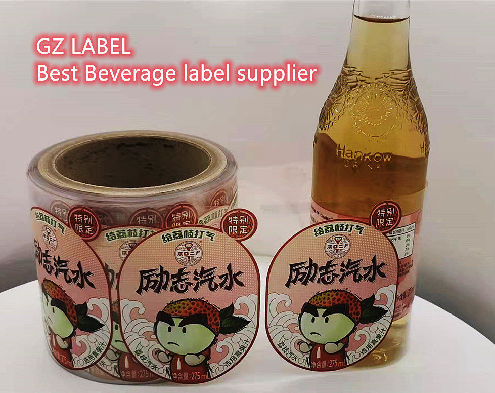 Custom Water Bottle Labels Personalised Label Transparent Label for Beverage Bottle Label Adhesive Label