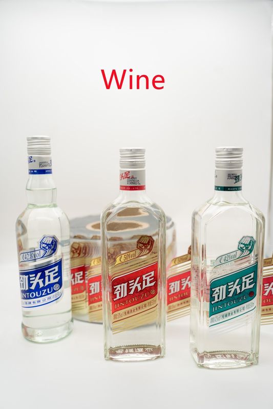 Clear Printable Sticker Paper for Wine Bottle Label Custom Designs and Shapes Available