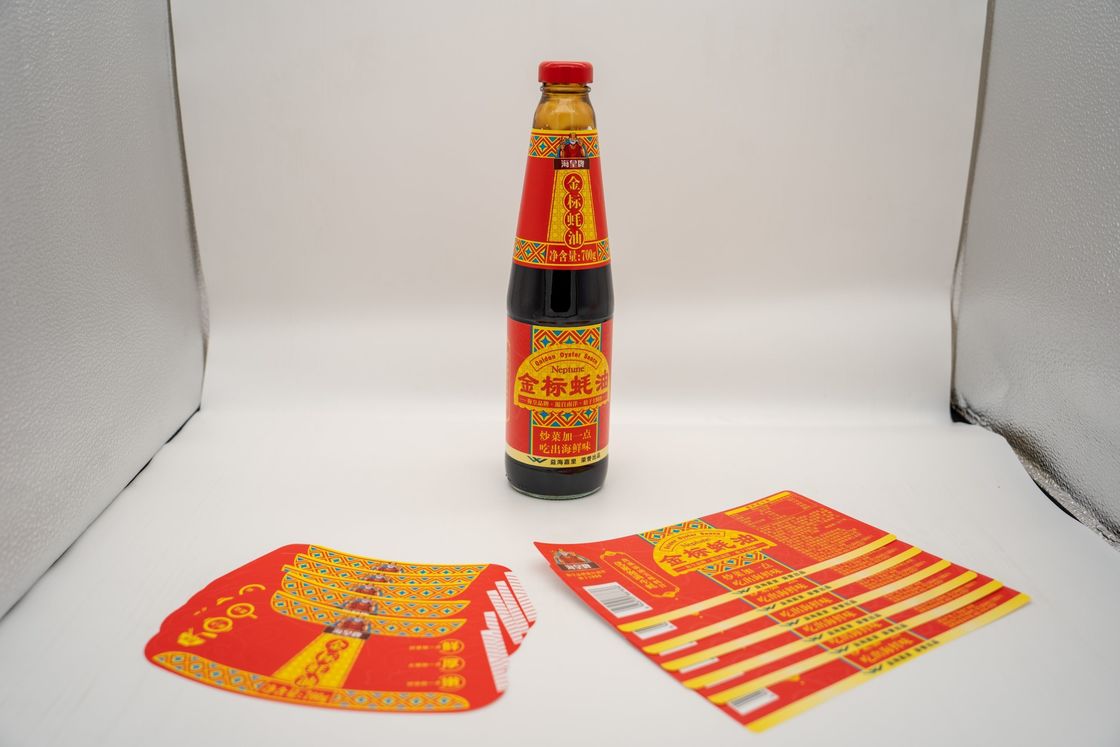 Custom Candle Labels Wet Glue Label Sticker Printing Name Tag Transparent