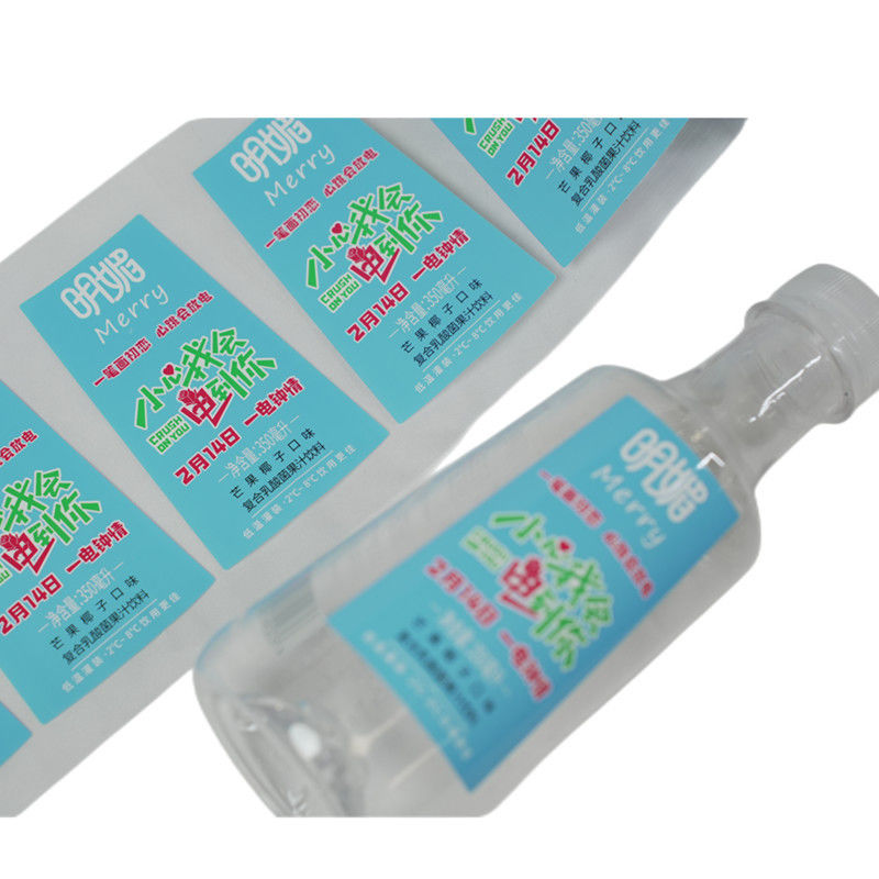 label sticker manufacturer  for Waterproof and Durable Self Adhesive Label for Flavoring Bottles