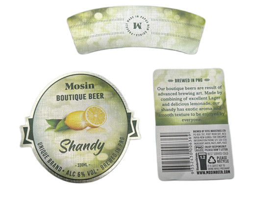 Professional of Custom Beer Bottle Label Adhesive Label for Beverage Bottles Label Stickers for Wine and Juice Bottles Direct Sale