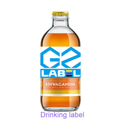 Waterproof Wine Bottle Label Self Adhesive Whisky Label Vinyl Sticker Printing