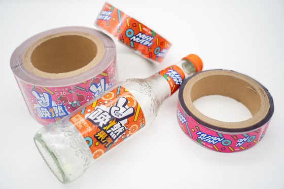 Customized Beverage Bottle Label Glass Glossy S  Stickers Adhesive Labels Sticker
