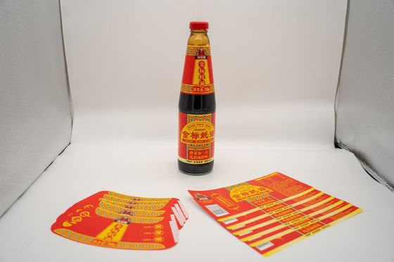 Custom Candle Labels Wet Glue Label Sticker Printing Name Tag Transparent