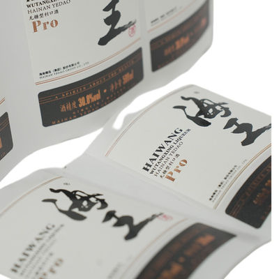 Customized Self Adhesive Labels for Beverage Bottles with Monthly Capacity of 10-20 Million PCS