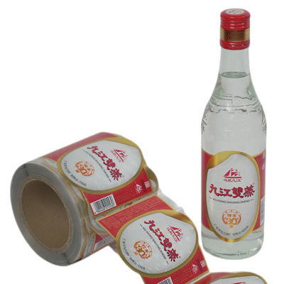 Transfer Printing Beer Bottle Label Food Cosmetic Wet Strength Label Paper