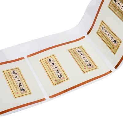 Waterproof Transparent Sticker Paper Roll Printing Custom Logo Adhesive Sticker Label