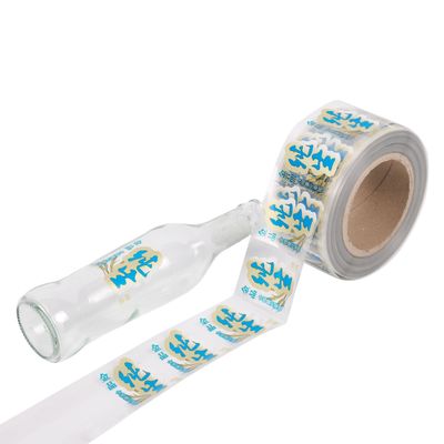 Transparent Sticker Printing for Brandy Whisky Vodk bottle label label sticker manufacturer