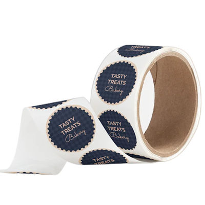Custom Die Cut Vinyl Stickers Glossy Self Adhesive Label Roll