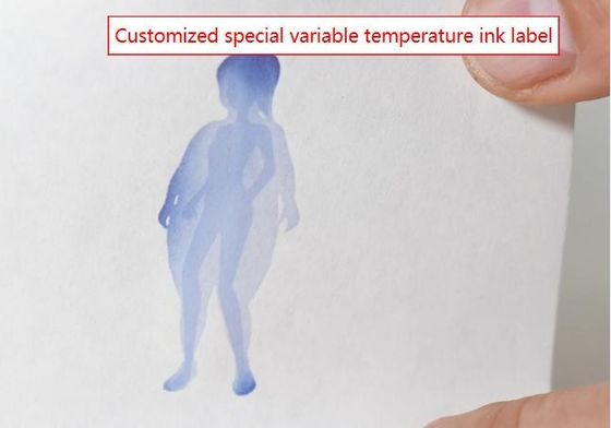  Special ink labels disappear in heat